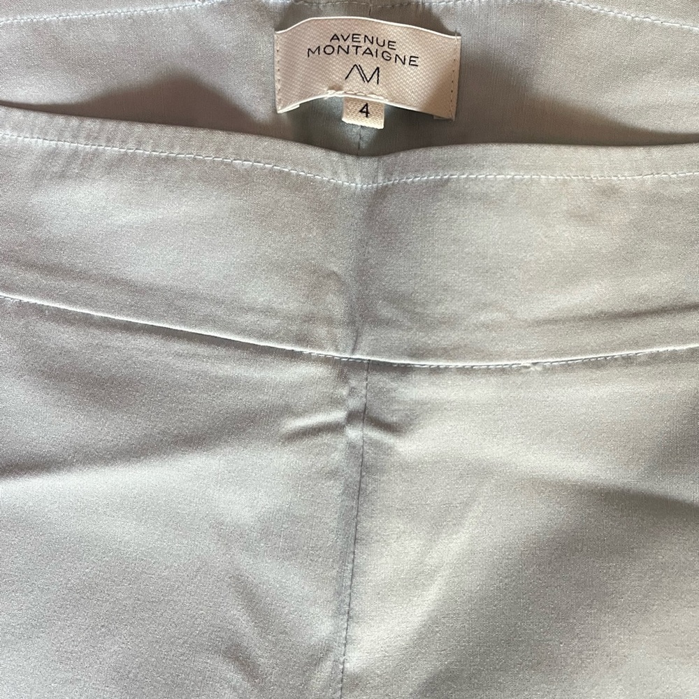 Avenue Montaigne Women’s Light Gray Pants - Picture 5 of 7